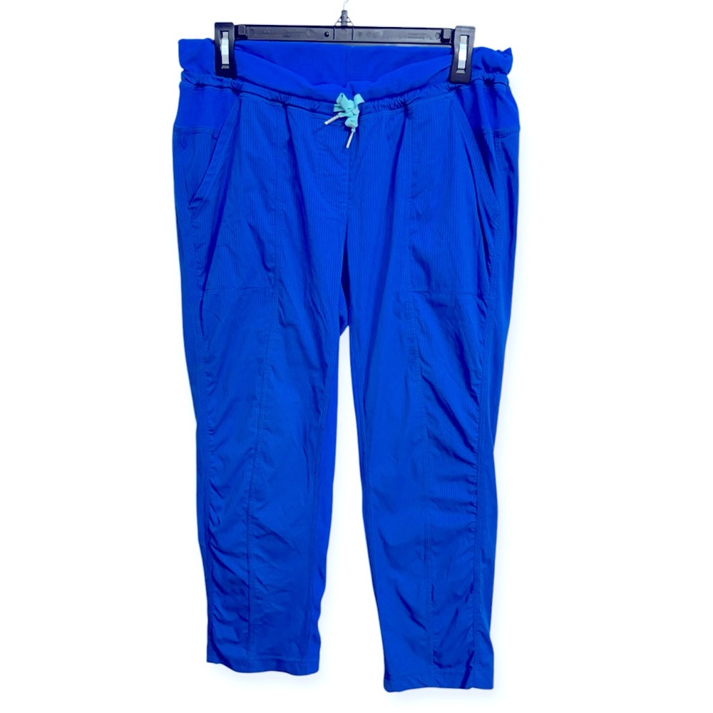 Lululemon Athletica Blue Athletic‎ Draw String Cropped Pants